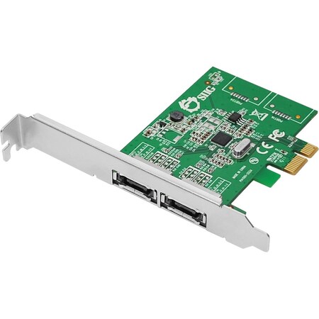 Siig Dual Profile Pci Express 2-Port Esata 6Gb/S Host Adapter SC-SA0M11-S1